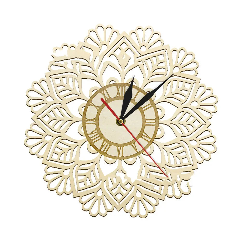 Wooden Wall Clock Modern Wall Decoration Home Decor & More