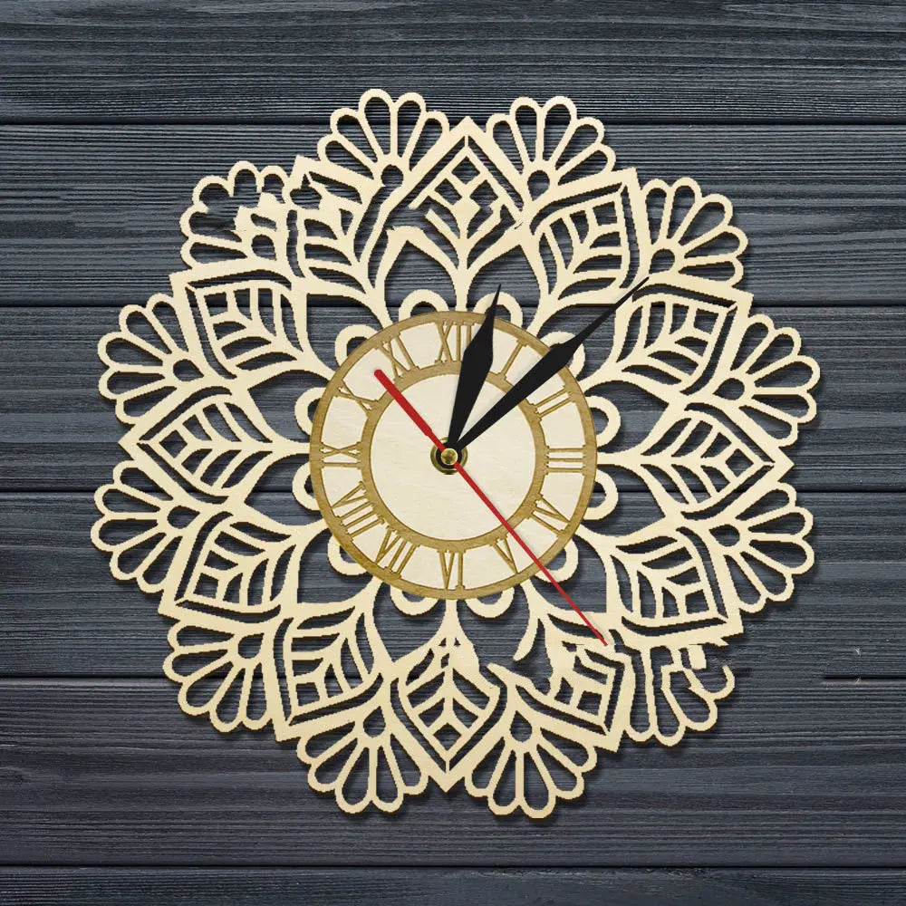 Wooden Wall Clock Modern Wall Decoration Home Decor & More