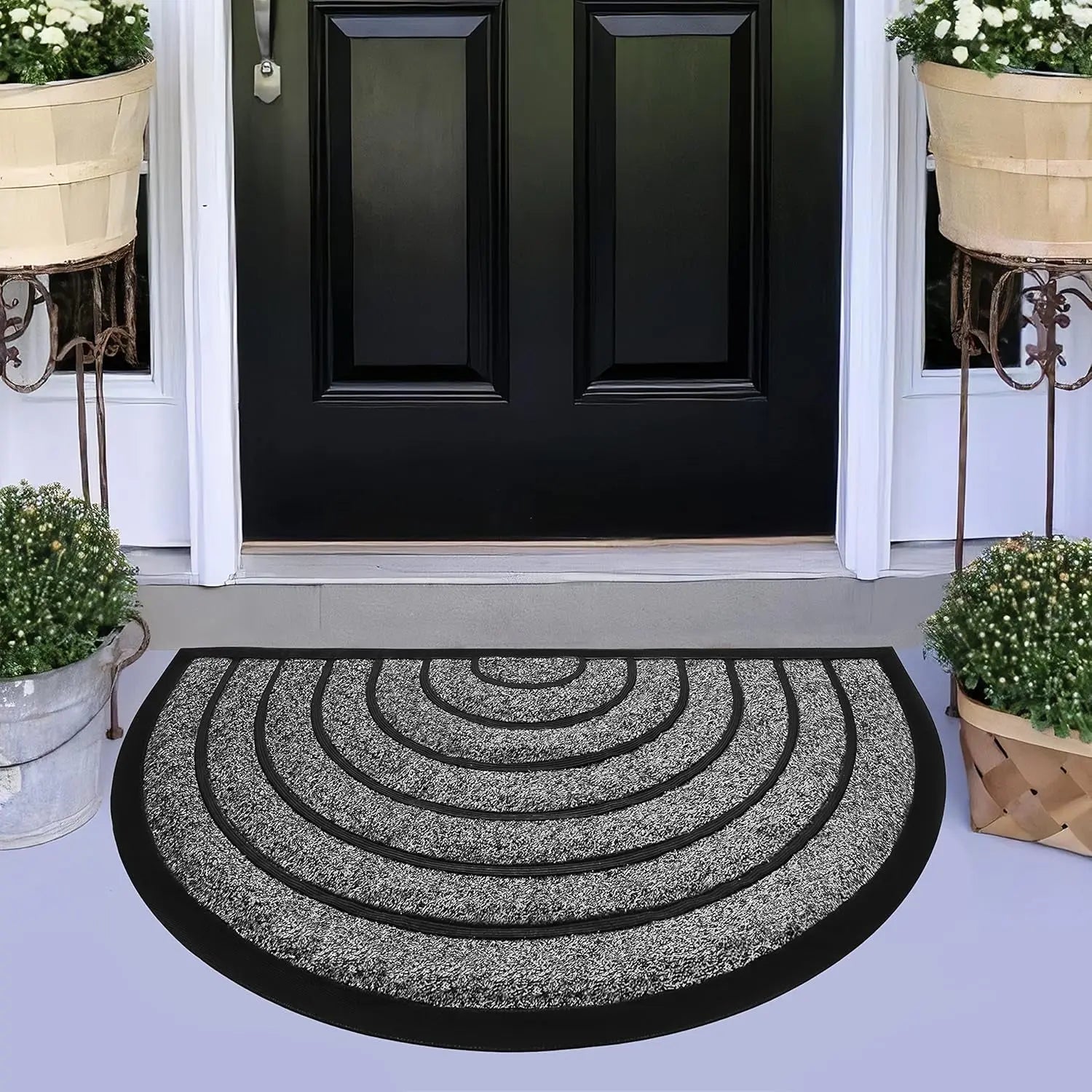 Extra Value 2 Pack Welcome Outdoor Mat - Suits Every Door - Non-Slip with Leak-Proof Rubber Backing - Scrapes Dirt - Durable Construction for Longterm Use- 30'' X 18''